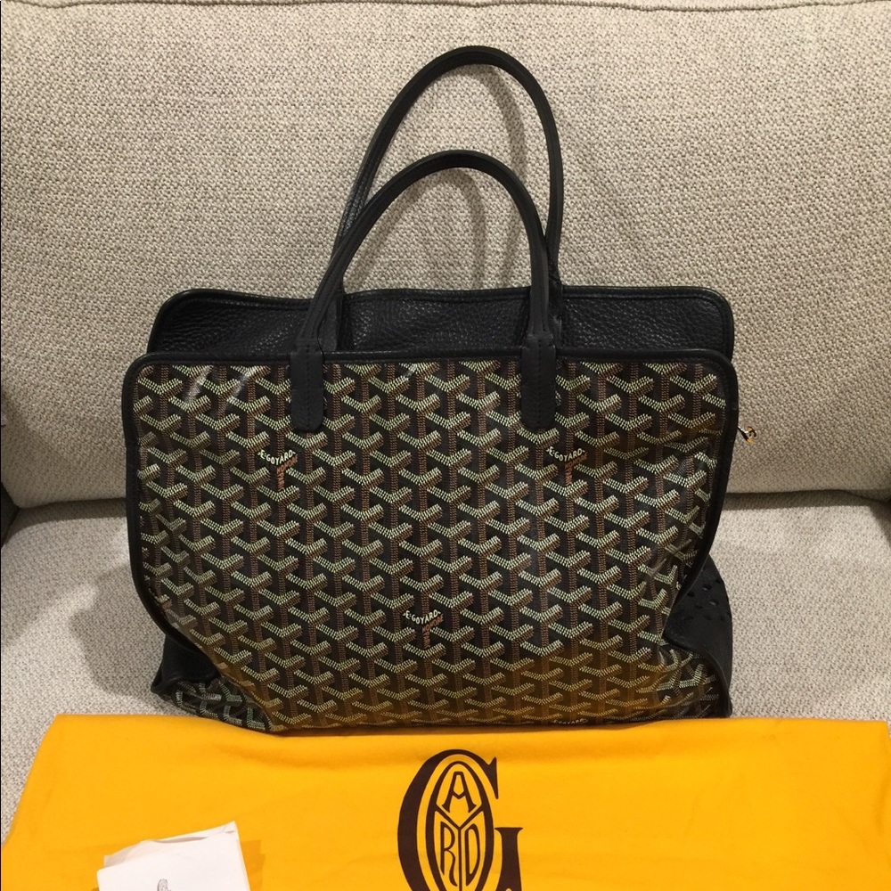 Goyard hardy bag with dust bag and store receipt